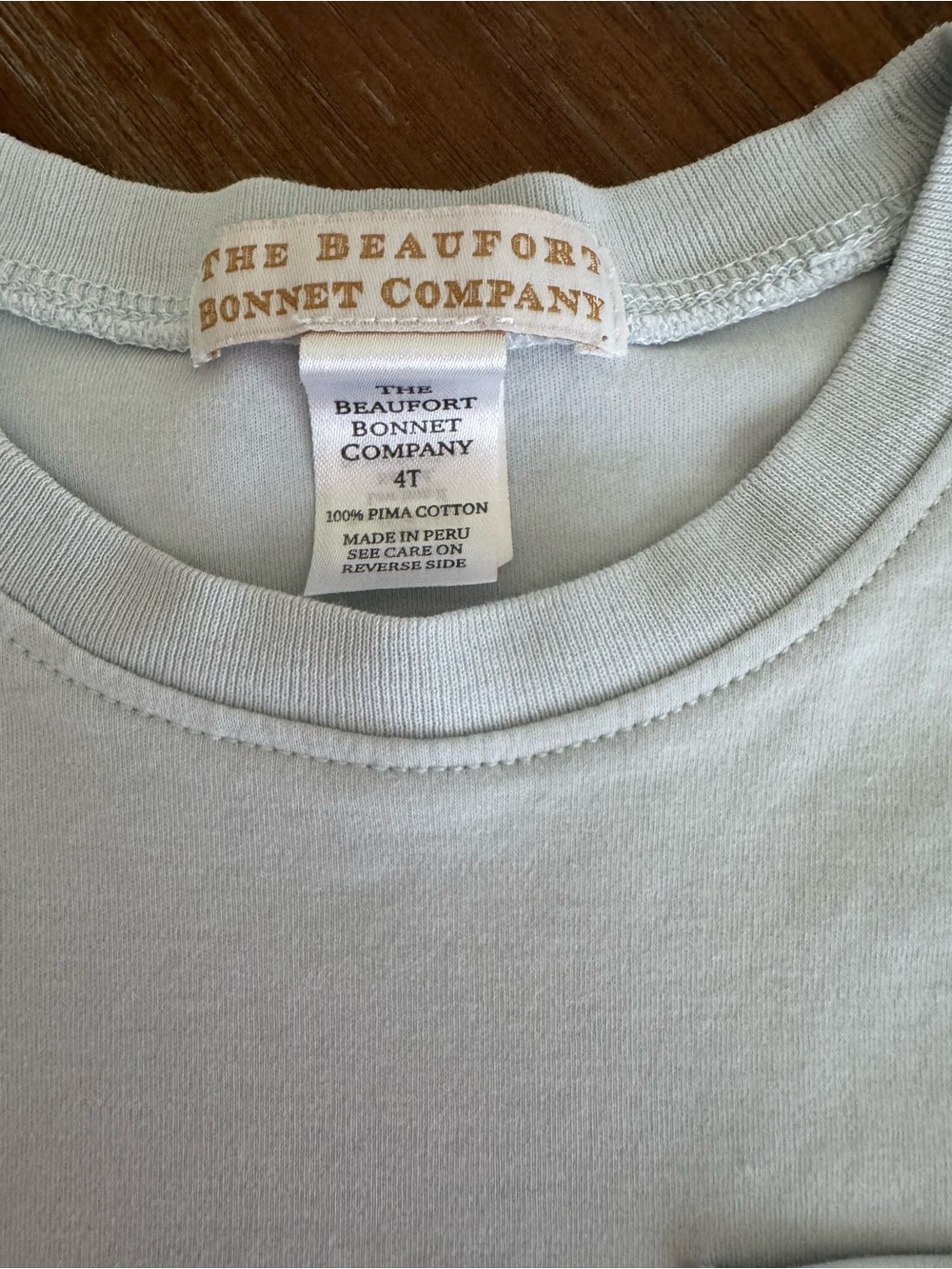 TBBC Carter Crewneck. Very light baby blue. - Picture 4 of 5